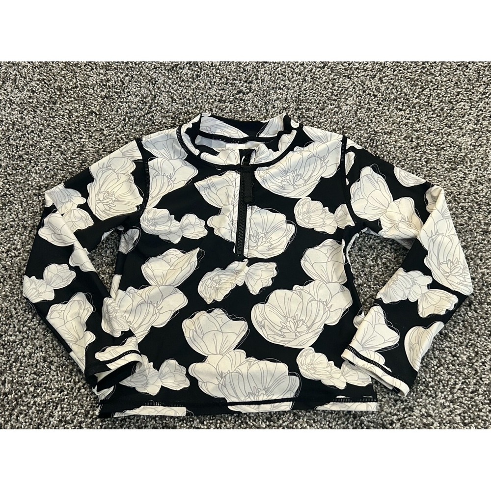 Cc34 RuffleButts swim top rash guard 4T Ruffle butts‎ shirt beach pool